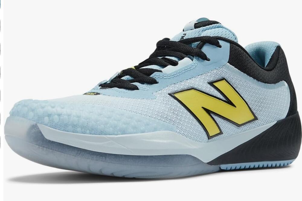 New Balance Women's FuelCell 996 V6 Tennis Shoe, Blue/Black/Firefly, 8.5 M
